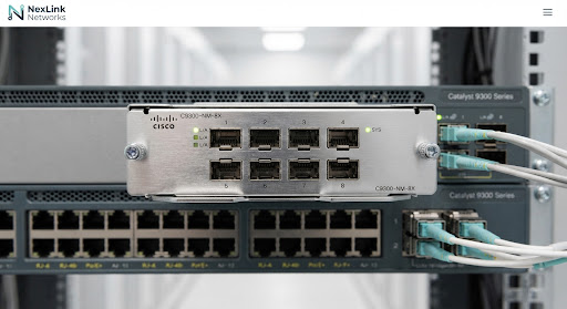Cisco C9300-NM-8X Catalyst modular uplink card with 8 SFP+ 10-Gigabit ports metallic faceplate